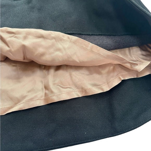 NWT Orla Kiely Black Fully Lined Wool Blend Inverted Pleat Midi Skirt US4 - Picture 8 of 9
